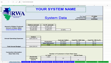 Screenshot of Rate Study